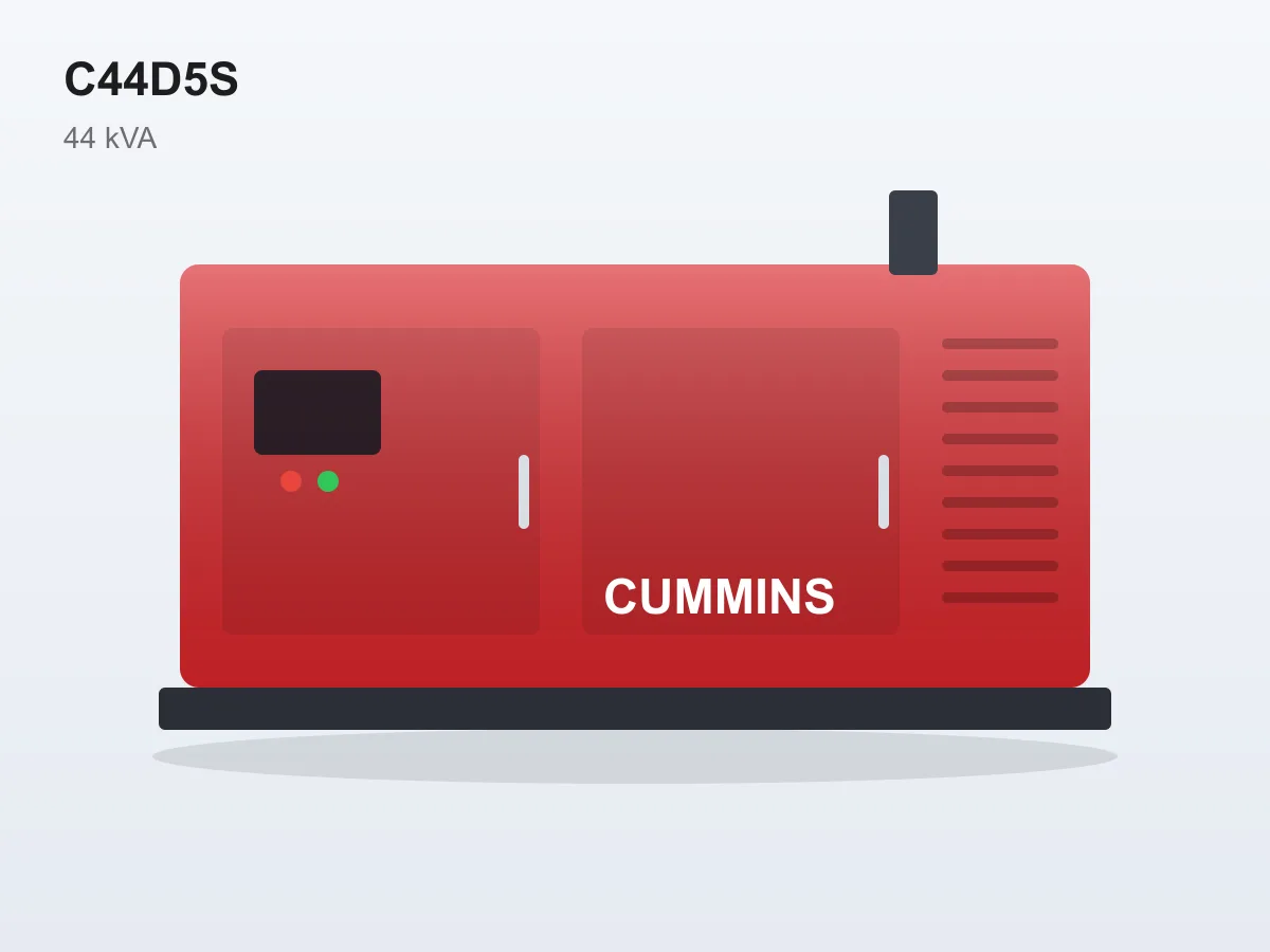 Cummins C44D5S 44 kVA diesel generator